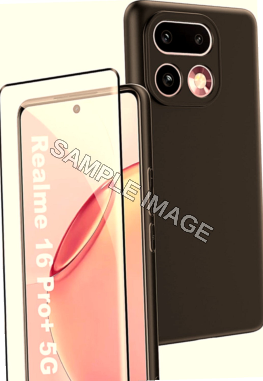 Cover per Realme 16 Pro Plus 5G in Silicone con Vetro
