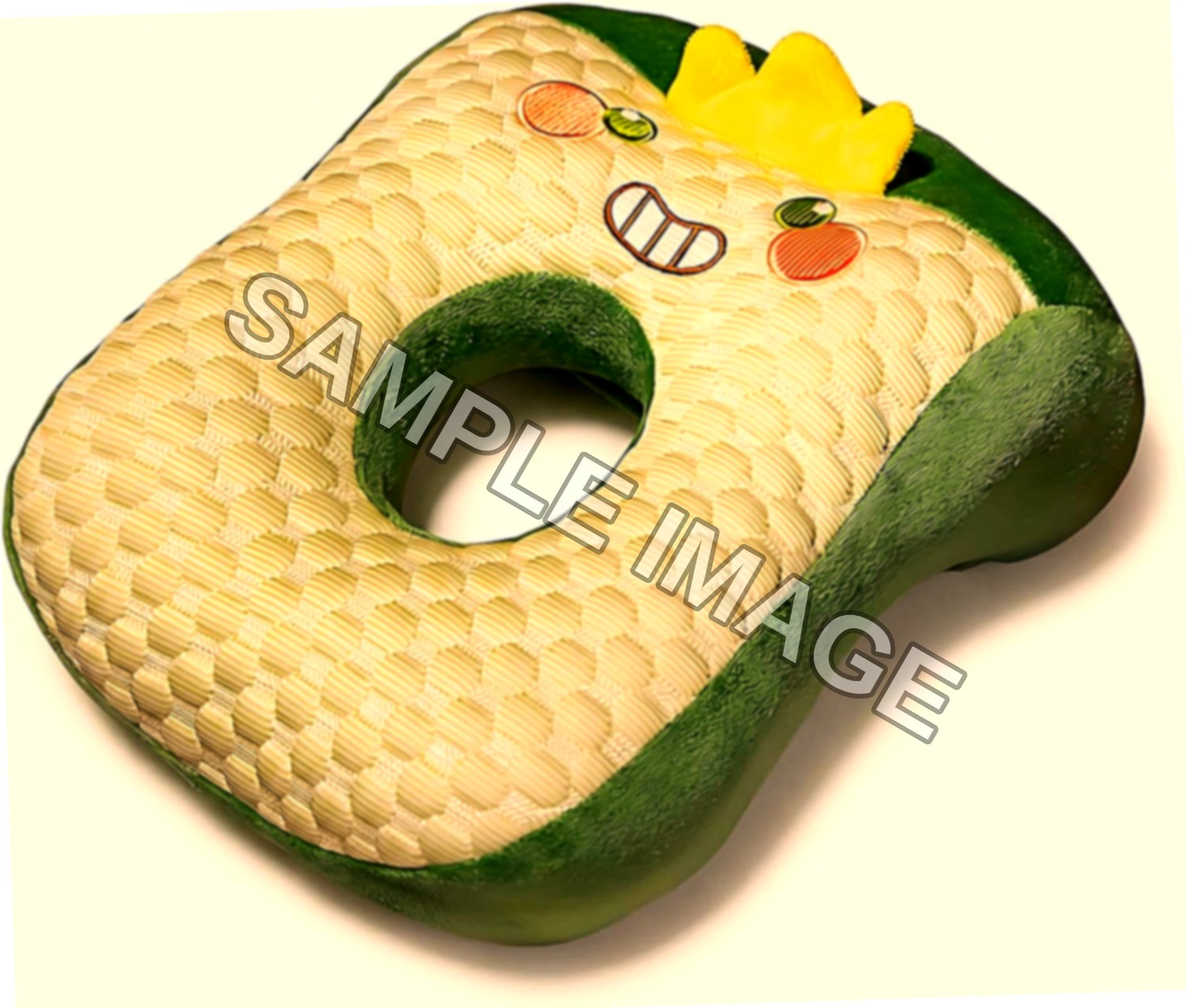 Cuscino Rinfrescante Memory per Orecchie Verde