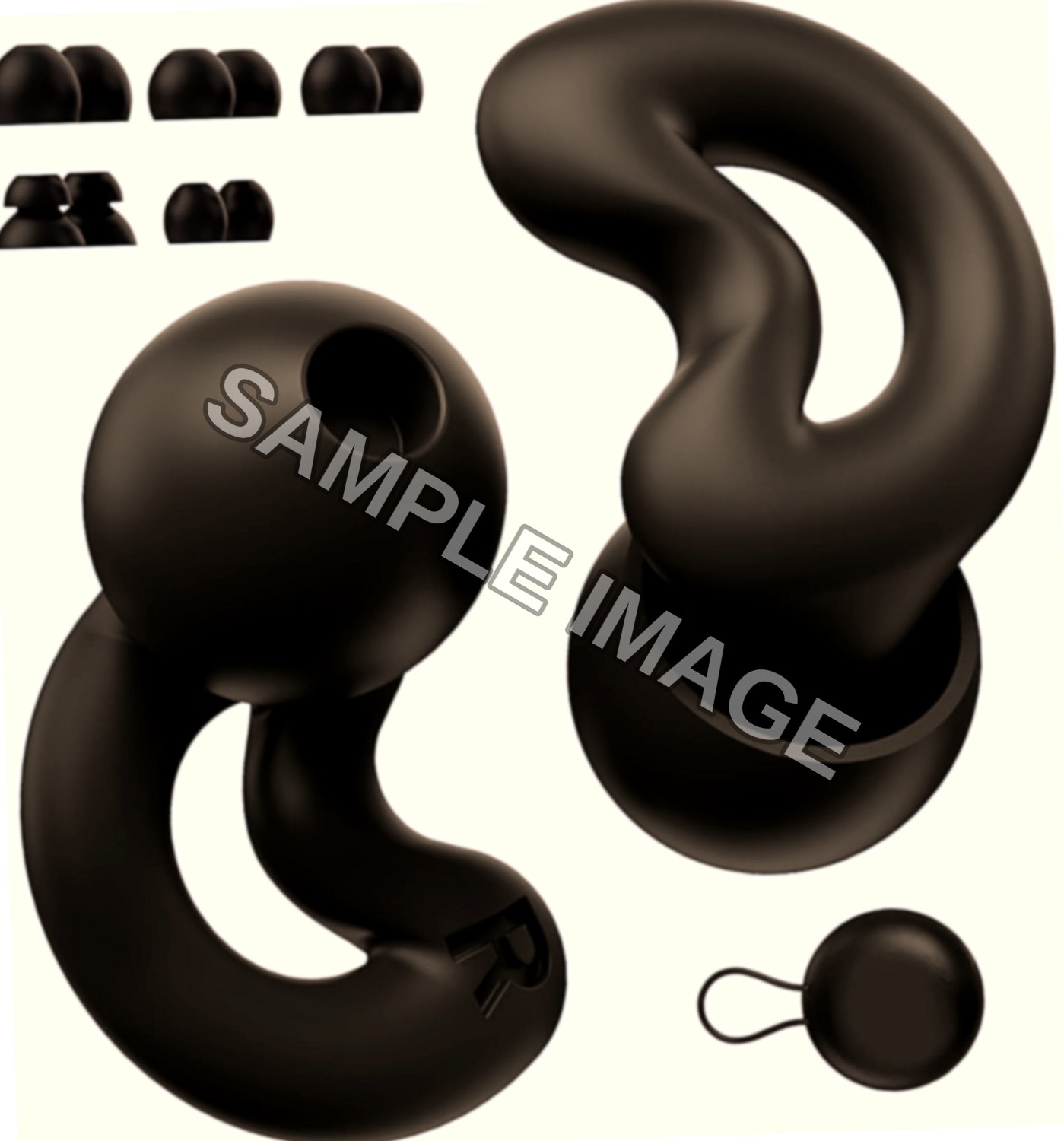 Tappi Orecchie in Silicone Riutilizzabili con 5 Misure