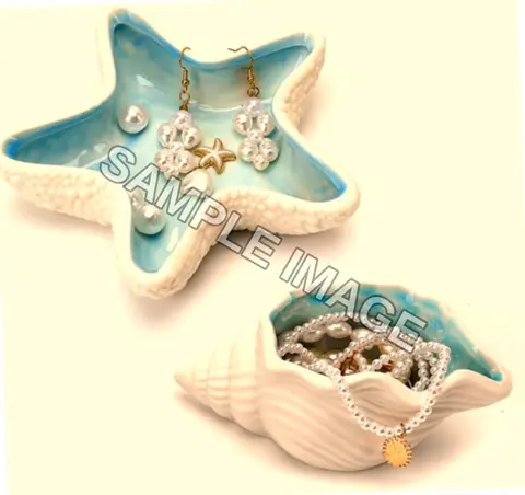 2Pcs Vassoio Decorativo in Ceramica Piatto per Gioielli in…